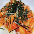 hiromioryo's cooksnap of when they made 我が家の丼☆焼鮭と特製旨辛みぞれ丼！.