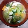 まん丸みかリン's cooksnap of when they made ほっこりしよ♪豚小間と白菜と生姜スープ♡.