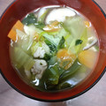 まん丸みかリン's cooksnap of when they made ほっこりしよ♪豚小間と白菜と生姜スープ♡.