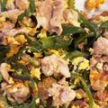 Gkims's cooksnap of when they made 簡単！めちゃうま♪豚バラピーマン卵炒め♪.