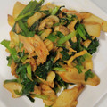 me8u3i's cooksnap of when they made きのことニラのキムチ炒め.