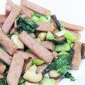 てらさわん's cooksnap of when they made もう一品！小松菜とスパムの炒め物.