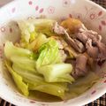 ぴー子丸's cooksnap of when they made キャベツ・ベーコン・油揚げの白だし煮.