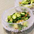 Dellaたん's cooksnap of when they made オクラときゅうりのおかか和え☆.