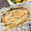 アイリッシュショコラ's cooksnap of when they made えのきたっぷり鮭のホイル焼き.