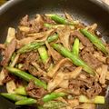 3匹のかえる's cooksnap of when they made オイっ酢！牛ときのこのオイバルサミコ炒め.