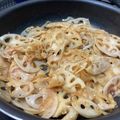 Maruchina's cooksnap of when they made 甘酢だれを絡めたレンコンの副菜.