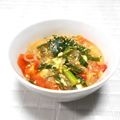 ＠迷子＠'s cooksnap of when they made からだポカポカ！ニラ玉トマトスープ.