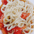 いちの＊'s cooksnap of when they made 時短♪冷やし中華風＊潰し梅トマトうどん.