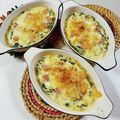 みぽぽ37's cooksnap of when they made ヘルシー♪ほうれん草のお豆腐グラタン.