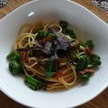 melmarilyn's cooksnap of when they made ししとうとベーコンの麺つゆバターパスタ.