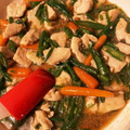 ame-ikuru's cooksnap of when they made 鶏モモ肉のオイスターソースの中華炒め.