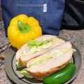 ladyoscar's cooksnap of when they made お弁当 玉子サラダとレタスのサンドイッチ.