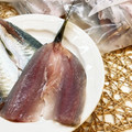 horseland's cooksnap of when they made アジフライ用 きれいなあじの開き方.