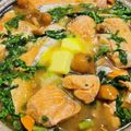 料理男子部🍻's cooksnap of when they made 楽ちん♪鮭の具だくさん味噌汁【石狩汁】.