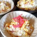 チコリママ's cooksnap of when they made 夫が作る☆簡単炒飯.