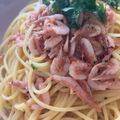 L.R's cooksnap of when they made 桜えびと大葉のパスタ.