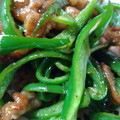 まえゆりひ's cooksnap of when they made 豚肉とピーマンだけで細切り炒め♪.
