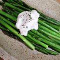 みなあゆママ's cooksnap of when they made 焼きアスパラの　　　　　タルタルソース.