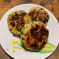 はるぽん208's cooksnap of when they made 鶏むね肉deスタミナ梅みそつくね.