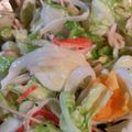 noaren's cooksnap of when they made キャベツ玉ねぎベーコンのマカロニサラダ♡.
