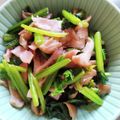 こみく's cooksnap of when they made ほうれん草とたくさんきのこのバターソテー.