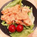 rin0418r24's cooksnap of when they made 調味料３つで簡単！れん乳えびマヨ.