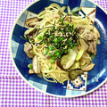 ふたごゆき's cooksnap of when they made めんつゆで。簡単☆和風パスタ.