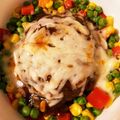 ame-ikuru's cooksnap of when they made 牛挽肉100%のハンバーグ.
