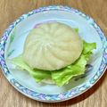にきけん's cooksnap of when they made *肉まんレタスバーガー*.