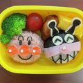 lucyyyos's cooksnap of when they made バイキンマン＊キャラ弁.