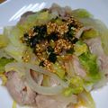 クックJOEさん's cooksnap of when they made 豚バラ蒸しキャベツの中華風香味ダレ.