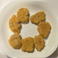 ♡maixxtm♡'s cooksnap of when they made 離乳食⑨ヵ月以降 コーンフレークおやき.