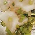 ヨシヨッシー's cooksnap of when they made 10分以下☆カブとカブの葉のきんぴら.