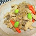 たまさぶろうの部屋's cooksnap of when they made 子供大絶賛☆白滝と高野豆腐の炒め煮*.