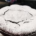 みもたらチー's cooksnap of when they made 材料4つ簡単❤ヘルシー濃厚ガトーショコラ.
