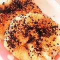 ななひなはる's cooksnap of when they made そうめんアレンジ☆もちもち胡麻もち☆.
