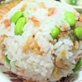 ゆけり３兄弟's cooksnap of when they made 枝豆 干し海老 とろろ昆布のおにぎり♡.