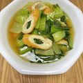 なかなかきなこ's cooksnap of when they made 青梗菜とちくわの＊やさしいトロ煮＊.