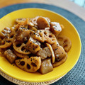 マルんちの丸顔's cooksnap of when they made 蓮根と蒟蒻の照り焼き★作り置き.