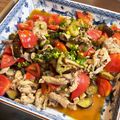こむきむこ's cooksnap of when they made 夏レシピ＊豚肉・なす・トマトの麺つゆ炒め.