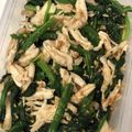 マユ12's cooksnap of when they made 鶏ささみとほうれん草のごま和え.