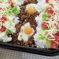 ☆なつこ's cooksnap of when they made 簡単♪ホットプレートタコライス.