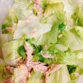 ☆ERI0702☆'s cooksnap of when they made レタスとツナ缶のレンジ蒸しサラダ.