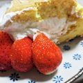 おしゃママ's cooksnap of when they made ホール型で作る「シフォン生クリーム」.