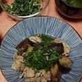 murasakino's cooksnap of when they made 薬味たっぷり♪豚バラと茄子のさっぱり煮.