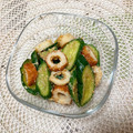 emiiem's cooksnap of when they made 竹輪きゅうり中華風ごま和え.