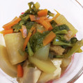 クックCA40XH☆'s cooksnap of when they made 大根、にんじん、厚揚げの煮物.