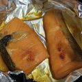 茶々色チャロ's cooksnap of when they made お弁当。鮭の漬け焼き。.