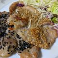 NAGANO久留米's cooksnap of when they made 香ばしい☆豚肉のごま焼き❀.